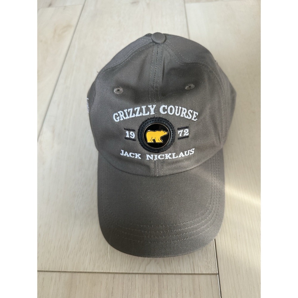 Jack Nicklaus Adjustable Grizzly Course 1972 Golf Cap Hat